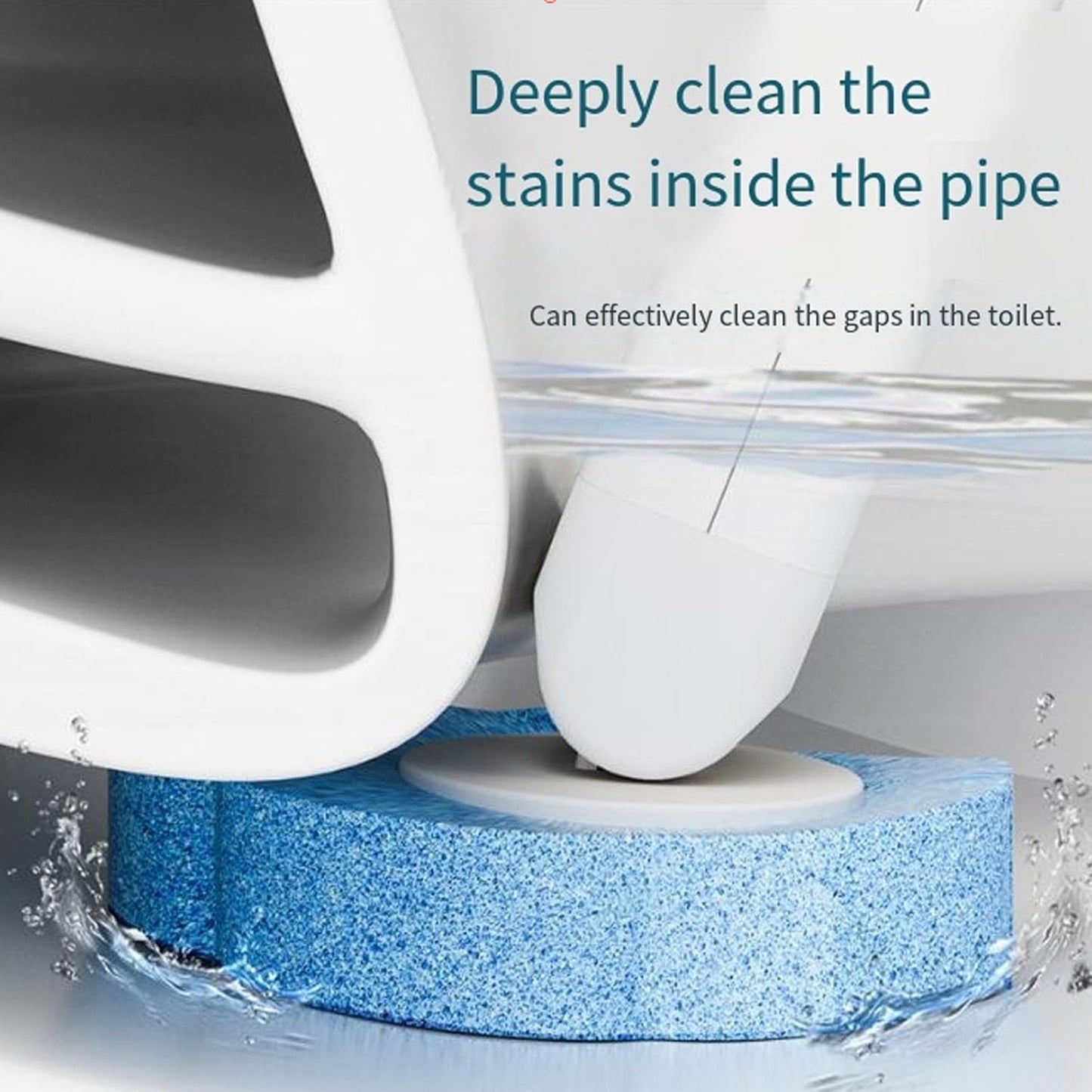 🚽Disposable Toilet Brush Set -with Built-In Cleaner & 60Refills