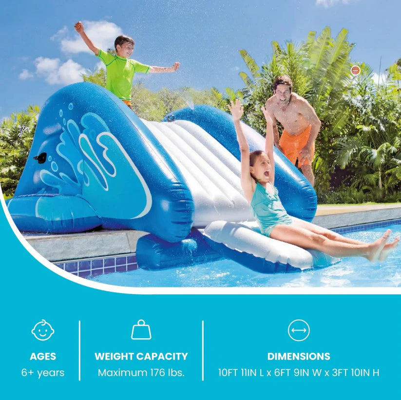 🛝🛝Kool Splash Inflatable Play Center Swimming Pool Water Slide🏊