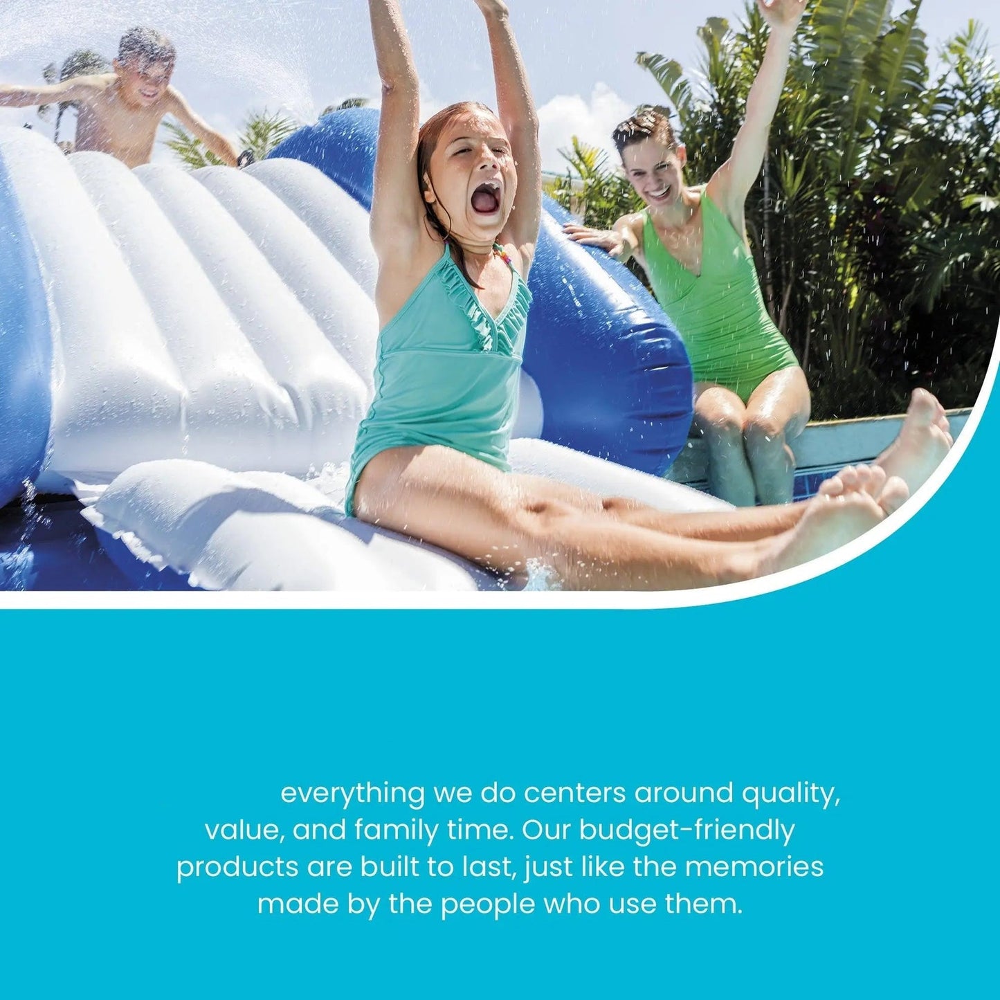 ✨Kool Splash Inflatable Play Center Swimming Pool Water Slide✨