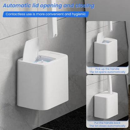 🚽Disposable Toilet Brush Set -with Built-In Cleaner & 60Refills