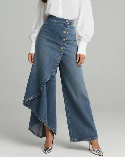 Wrap Denim Broek